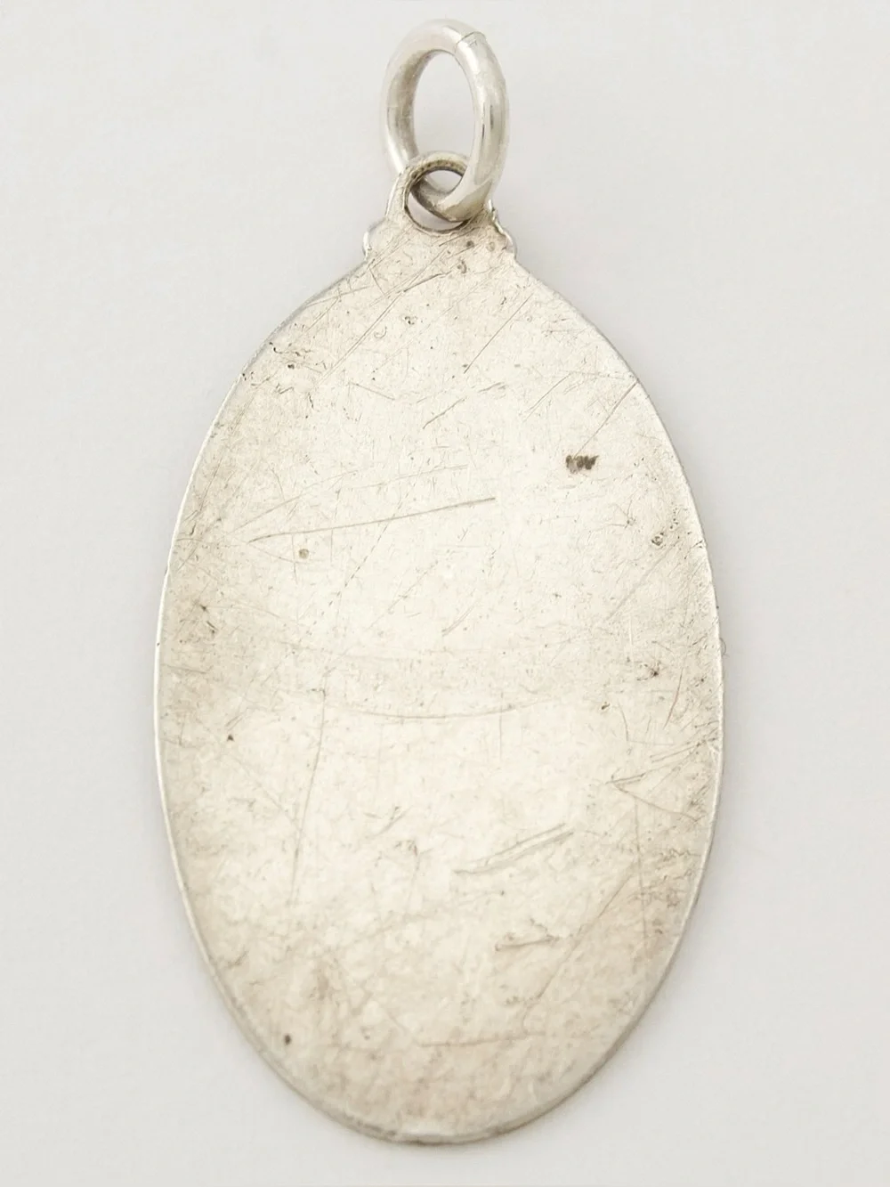 Vintage Sterling Silver “I am a Catholic, Notify a Priest” Necklace Pendant